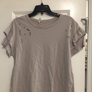 Boutique distressed t-shirt